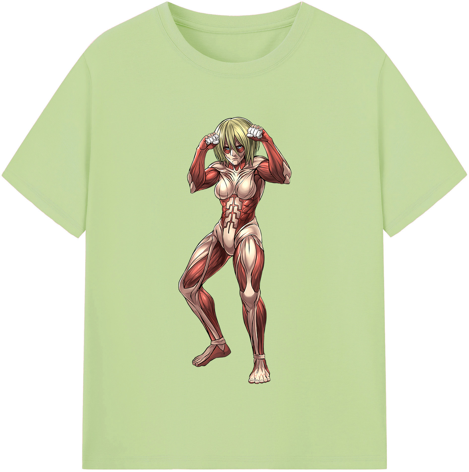 （画像用） 進撃の巨人 Attack on Titan 綿100％半袖Tシャツ（フロントプリント）